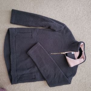 Sherpa fleece sweater